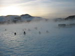 Посещение термального источника Blue Lagoon. Исландия - 2006.